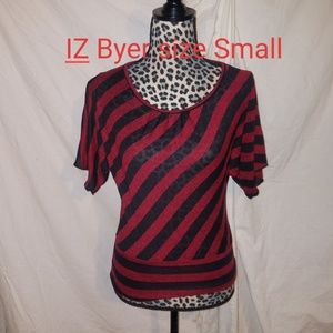IZ Byers red and black top